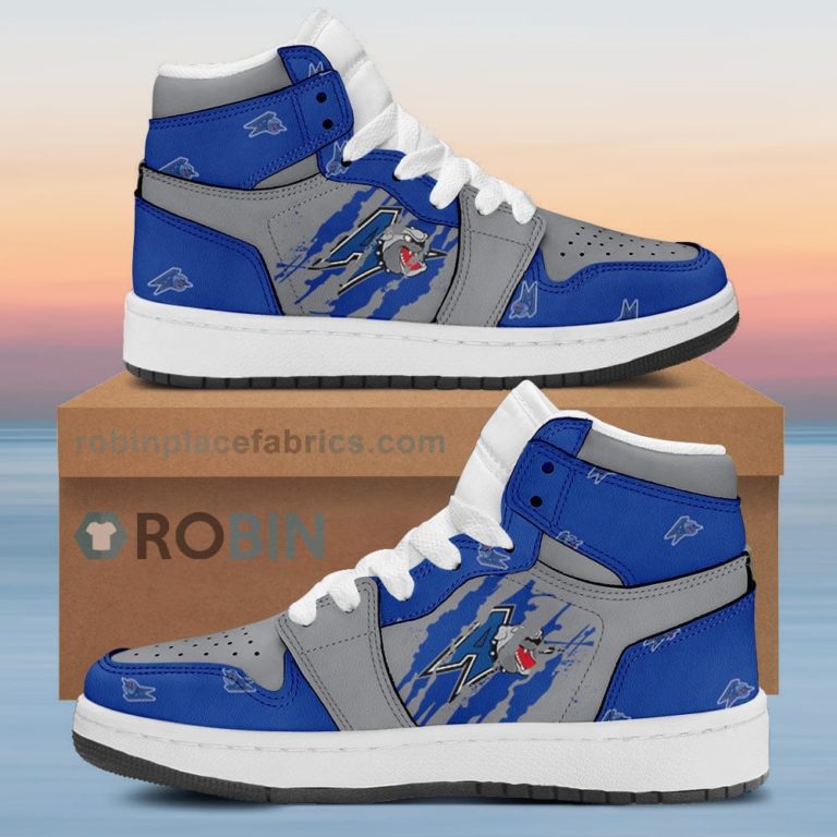 North Carolina Asheville Bulldogs Air Sneakers 1 – Scrath Style NCAA AJ1 Sneakers