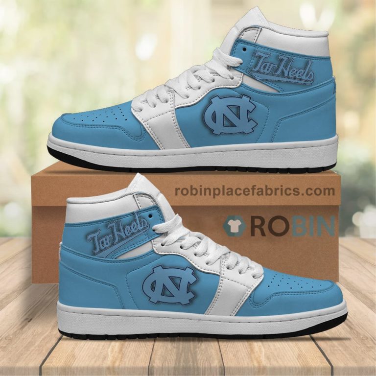 North Carolina Tar Heels Sneakers Boots - NCAA Air Jordan 1 ...