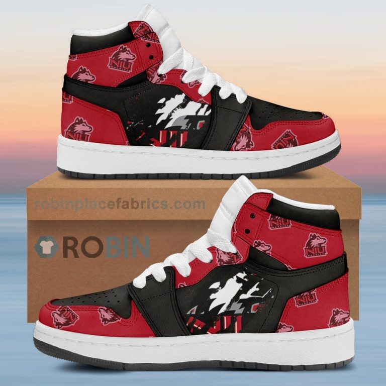 Northern Illinois Huskies Air Sneakers 1 – Scrath Style NCAA AJ1 Sneakers