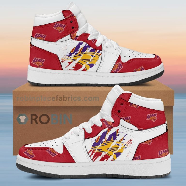 Northern Iowa Panthers Air Sneakers 1 – Scrath Style NCAA AJ1 Sneakers