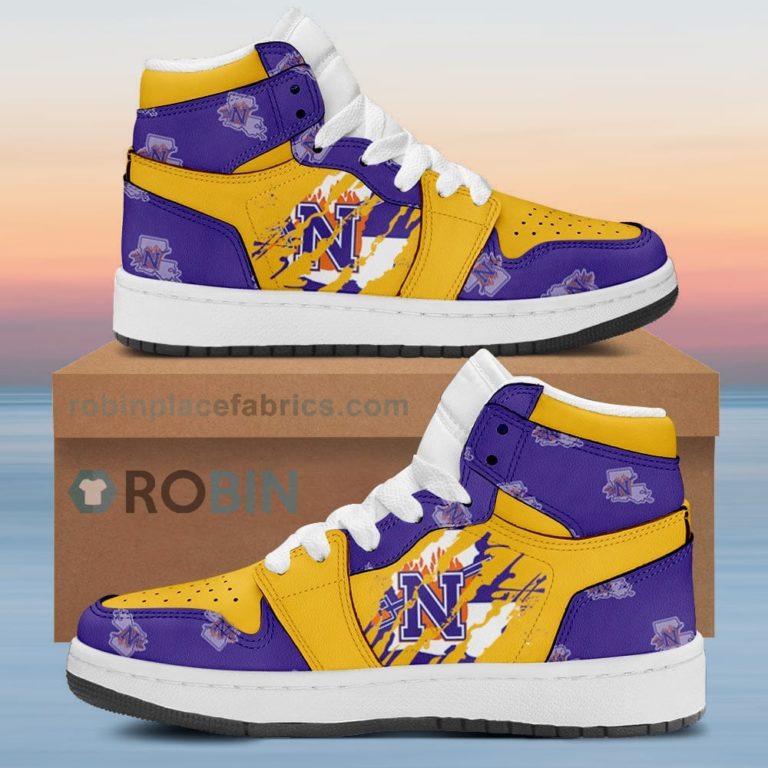 Northwestern State Demons Air Sneakers 1 – Scrath Style NCAA AJ1 Sneakers