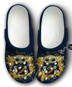 Notre Dame Fighting Irish Baby Yoda Crocs Clog Shoes