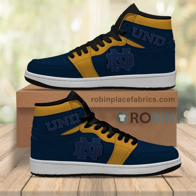 Notre Dame Fighting Irish Sneakers Boots – NCAA Air Jordan 1