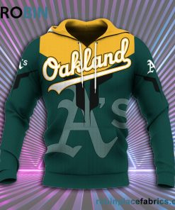 oakland athletics all over print 3d hoodie drinking style mlb 21 hQoe9