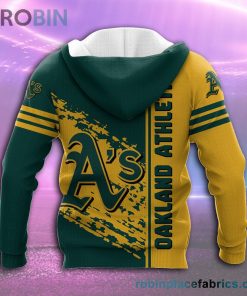 oakland athletics all over print 3d hoodie quarter style mlb 79 Hs932