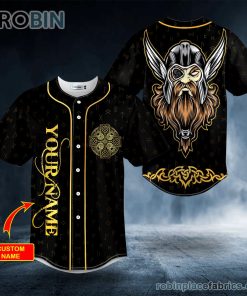 odin allfather celtic cross viking custom baseball jersey 56 2lyDs