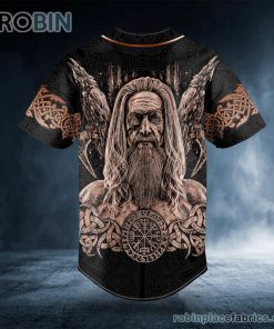 odin allfather king ravens viking custom baseball jersey 255 qVebx