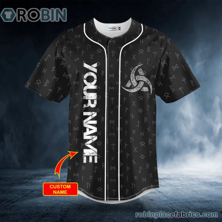 Odin Allfather Viking God Tattoo Custom Baseball Jersey