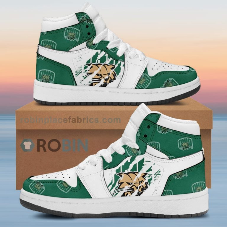 Ohio Bobcats Air Sneakers 1 – Scrath Style NCAA AJ1 Sneakers
