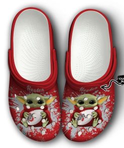 Ohio State Buckeyes Baby Yoda Crocs Clog Shoes