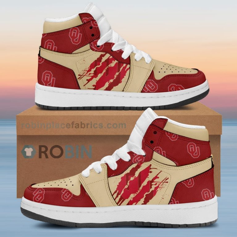 Oklahoma Sooners Air Sneakers 1 – Scrath Style NCAA AJ1 Sneakers