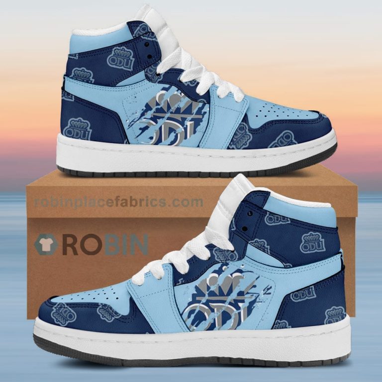 Old Dominion Monarchs Air Sneakers 1 – Scrath Style NCAA AJ1 Sneakers