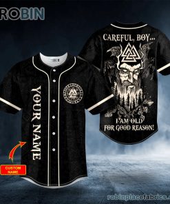 old for good reason viking custom baseball jersey 49 Ts6xZ