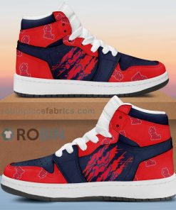 Ole Miss Rebels Air Sneakers 1 – Scrath Style NCAA AJ1 Sneakers