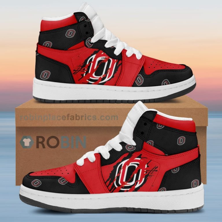 Omaha Mavericks Air Sneakers 1 – Scrath Style NCAA AJ1 Sneakers
