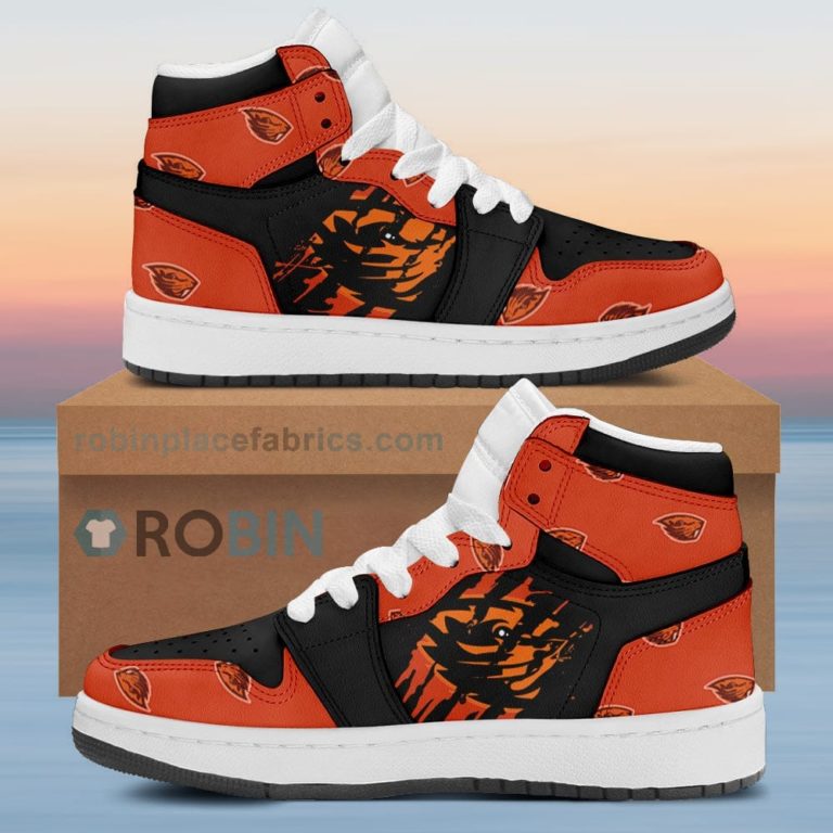 Oregon State Beavers Air Sneakers 1 – Scrath Style NCAA AJ1 Sneakers