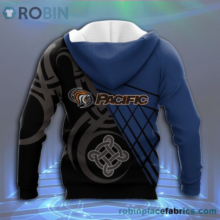 Pacific Tigers All Over Print 3D Hoodie Pattern Celtic – NCAA