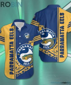 Parramatta Eels – NRL Short Sleeve Button Down Hawaiian Shirt