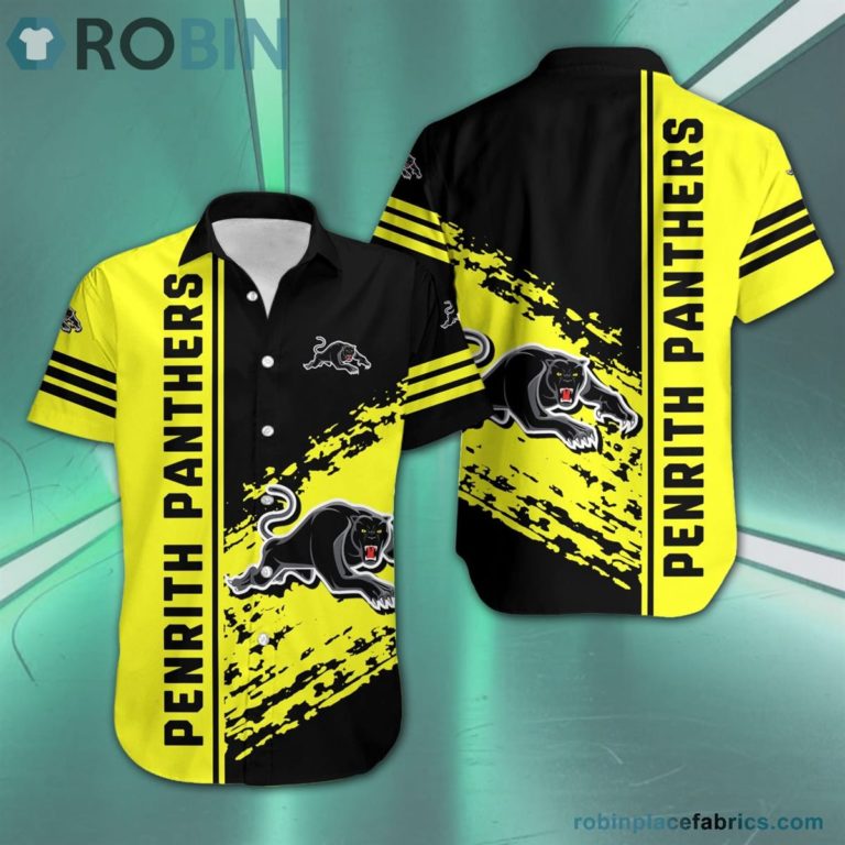 Penrith Panthers – NRL Short Sleeve Button Down Hawaiian Shirt