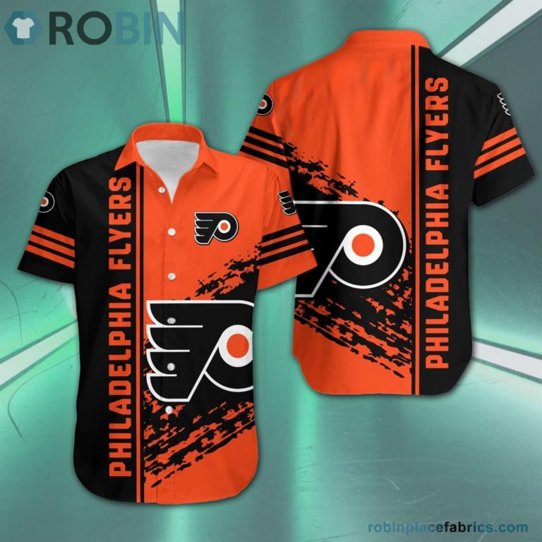 Philadelphia Flyers – NHL Short Sleeve Button Down Hawaiian Shirt