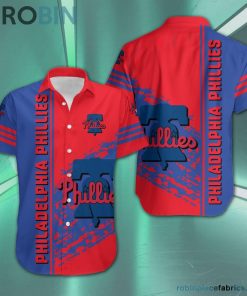 Philadelphia Phillies – MLB Short Sleeve Button Down Hawaiian Shirt