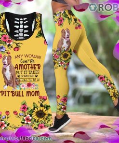 Pitbull Flowers #2 Tank Top Legging Set