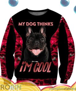 Pitbull My Dog Thinks I’m Cool All Over Print – AOP Shirt