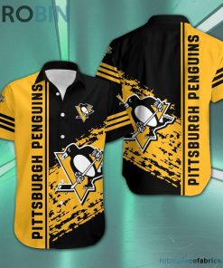 Pittsburgh Penguins – NHL Short Sleeve Button Down Hawaiian Shirt