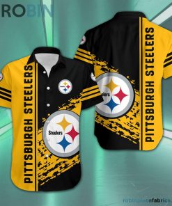 Pittsburgh Steelers – NFL Short Sleeve Button Down Hawaiian Shirt