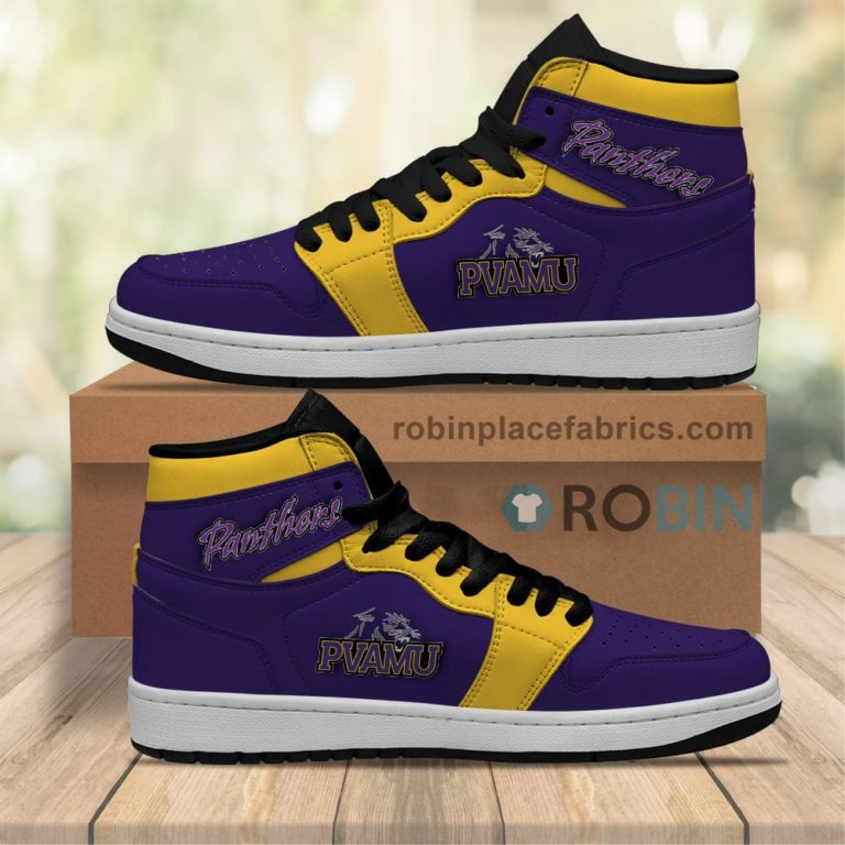 Prairie View A&M Panthers Sneakers Boots – NCAA Air Jordan 1