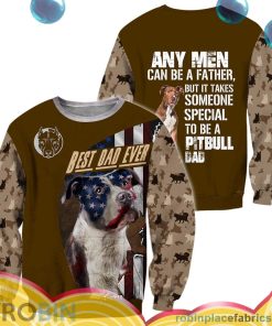 Products Pitbull Best Dad Ever All Over Print – AOP Shirt