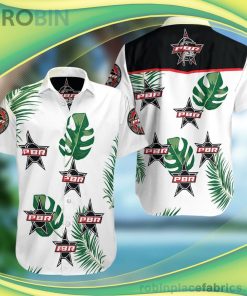 Professional Bull Riders Short Sleeve Button Down Hawaiian Shirt