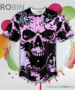 purple graffiti skull baseball jersey rb6849121 RU4W2