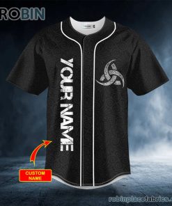 raven dragons viking tattoo personalized baseball jersey 432 MNQyI