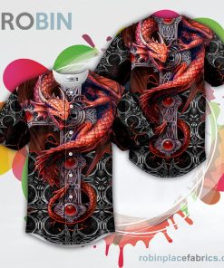 red dragon gothic tarot skull baseball jersey rb696127 9WNPV