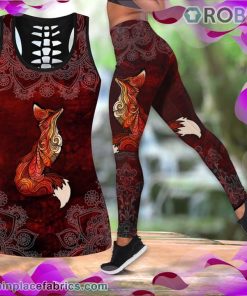 Red Fox Tank Top Legging Set
