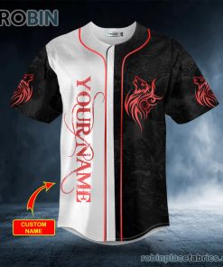 red wolf viking custom baseball jersey 227 fAhTF