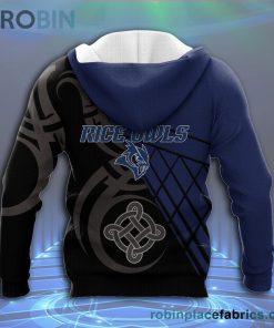 rice owls all over print 3d hoodie pattern celtic ncaa 103 IHSDF