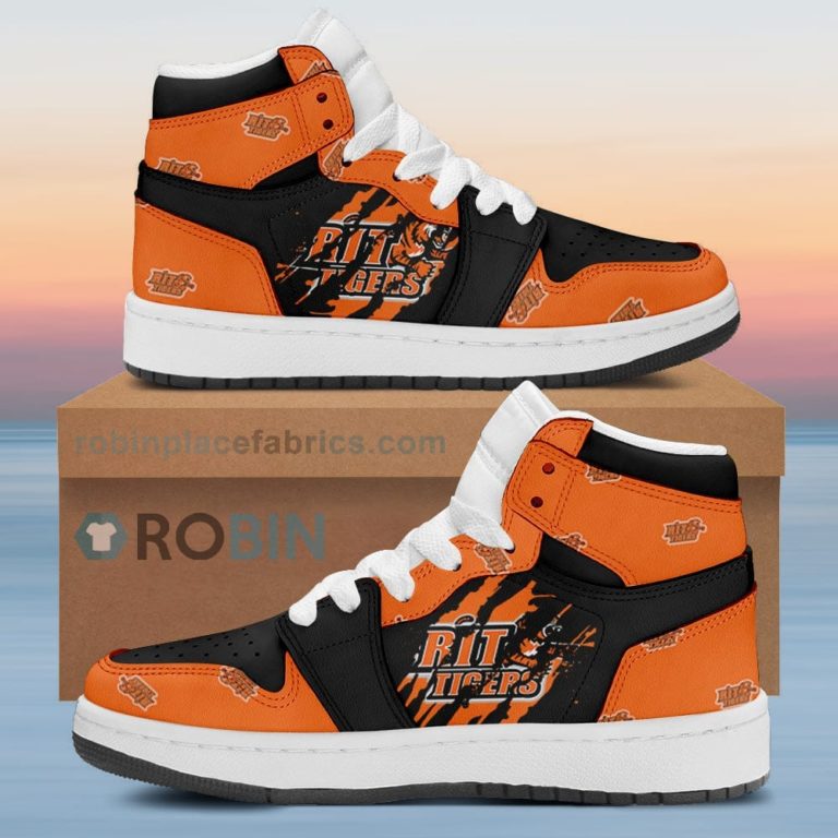 RIT Tigers Air Sneakers 1 – Scrath Style NCAA AJ1 Sneakers