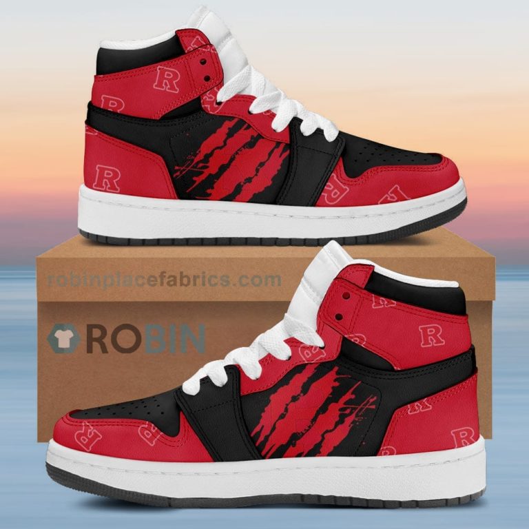 Rutgers Scarlet Knights Air Sneakers 1 – Scrath Style NCAA AJ1 Sneakers