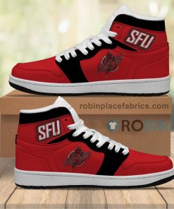 Saint Francis Red Flash Sneakers Boots – NCAA Air Jordan 1 Saint Francis Red Flash Sneakers Boots – NCAA Air Jordan 1