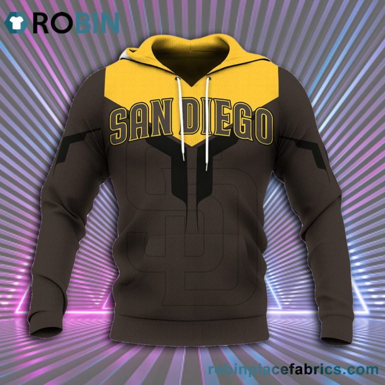 San Diego Padres All Over Print 3D Hoodie Drinking Style – MLB