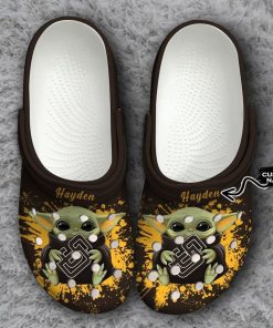San Diego Padres Baby Yoda Crocs Clog Shoes