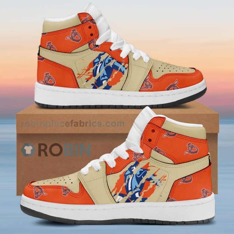 San Diego Toreros Air Sneakers 1 – Scrath Style NCAA AJ1 Sneakers