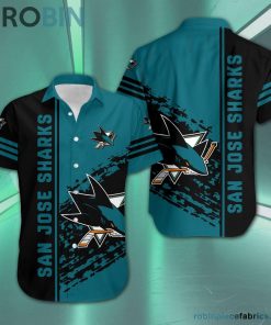 San Jose Sharks – NHL Short Sleeve Button Down Hawaiian Shirt
