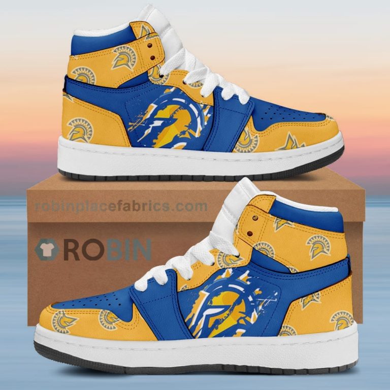San Jose State Spartans Air Sneakers 1 – Scrath Style NCAA AJ1 Sneakers