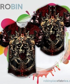 satan laughs as you eternally rot slayer skull baseball jersey rb705223 g9jiM