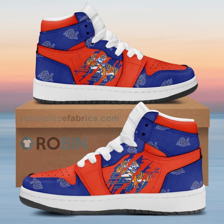 Savannah State Tigers Air Sneakers 1 – Scrath Style NCAA AJ1 Sneakers