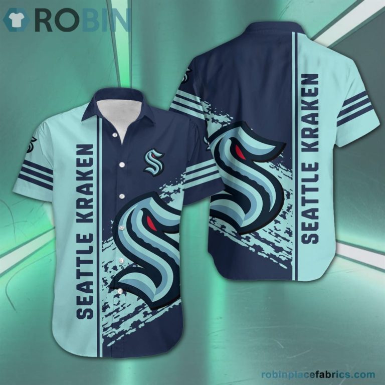 Seattle Kraken – NHL Short Sleeve Button Down Hawaiian Shirt
