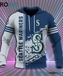 seattle mariners all over print 3d hoodie quarter style mlb 10 hTU82